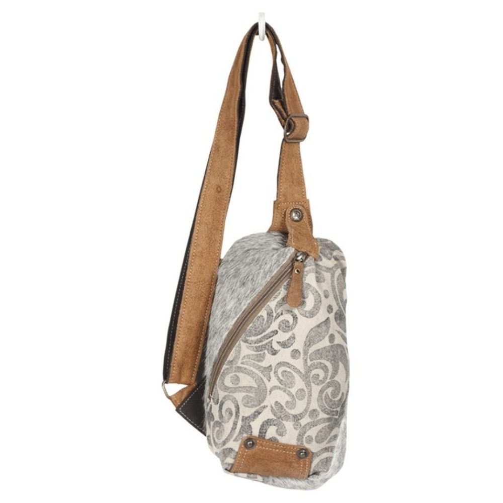 Stylish Gray and Brown Women's Bag